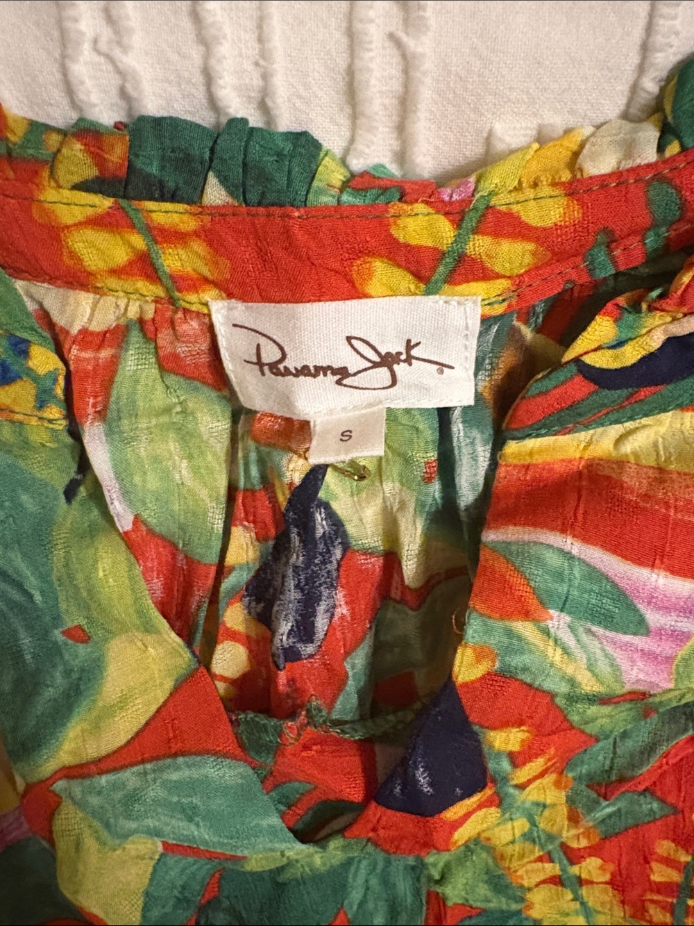 NWOT Panama Jack Tropical Floral Top Small - Picture 2 of 4